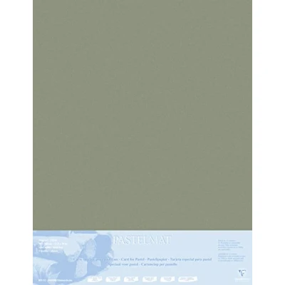 Image of Clairefontaine Ref 396011C Pastelmat Mounted Board (5 Sheets) 1800 Microns 70 x 100cm Brown Colour Specially Formulated For Use With Pastels