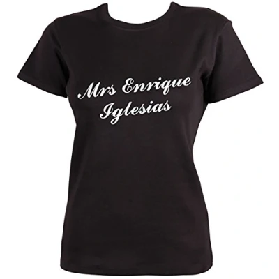 Image of Dead Fresh Mrs Enrique Iglesias T Shirt, L Black