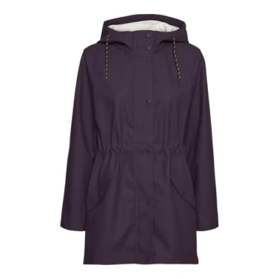 Image of VERO MODA Women&#039;s Vmmalou Coated Jacket Noos Short, Plum Perfect, XL