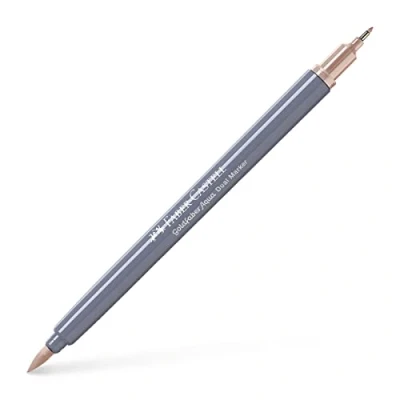 Image of Faber Castell Creative Studio Goldfaber Aqua Dual Marker, Apricot, Single For Art, Craft, Drawing, Sketching, Home, School, University, Colouring
