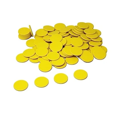 Image of WISSNER 200233.000 Game Chips, Yellow