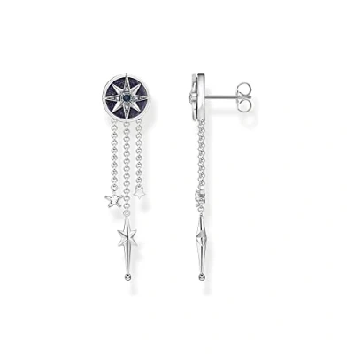 Image of Thomas Sabo, Women’s Sterling silver Cubic Zirconia Earrings, Silver, 4,7cm H2224 945 7