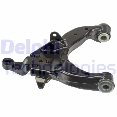 Image of 4806935080, 4806935081 Suspension Arm DELPHI TC3787 without ball joint Left, Front Control Sheet Steel TOYOTA: Land Cruiser Prado 90, 4Runner