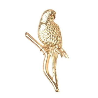 Image of tanxuan Retro Bird Brooch Animal Safety Pin Corsage Lapel for Dresses Suits Clothing Jewelry Accessories Party Banquet New Year Gifts Women, Yellow