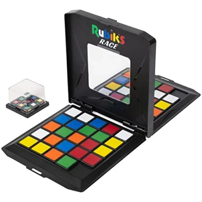 Image of Rubik’s Race Classic Fast Paced Strategy Sequence Board Game, Ultimate Face to Two Player Game