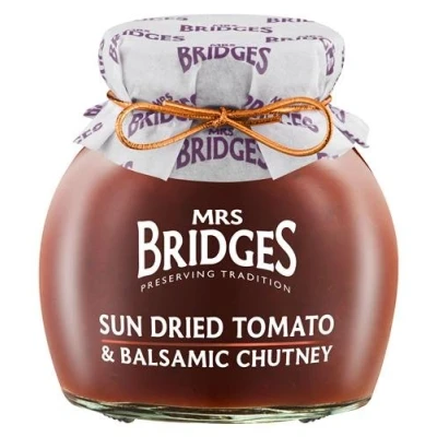 Image of Mrs Bridges Sun Dried Tomato &amp; Balsamic Chutney 280g
