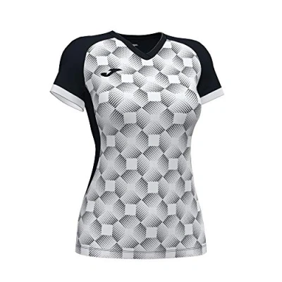Image of Joma Supernova Iii Women&#039;s T Shirt, Womens, 901431102, Black White, ajustado