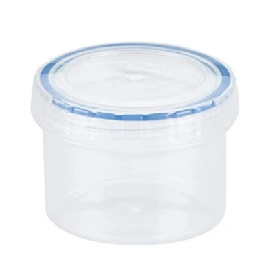 Image of LocknLock Round 150ml Food Storage Containers with Lid Airtight &amp; Watertight, Microwave Dishwasher Safe Twist Lids (77 x 58mm)