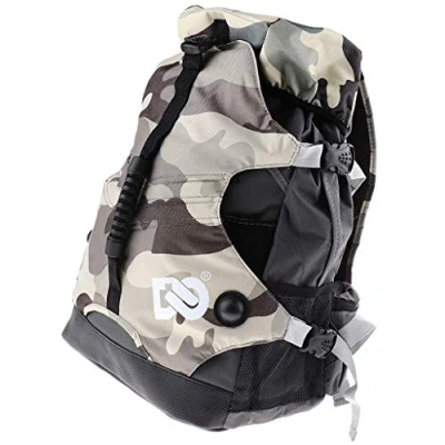 Image of Ice/Inline/Roller Skate Backpack Large Skating Bags to Carry Ice Skates, Roller Inline Skates Sports Gear for Adults Kids Camouflage