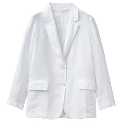 Image of United Colors of Benetton Women&#039;s Jacket M/L 2aghdw00r, Optical White 101, UK 6
