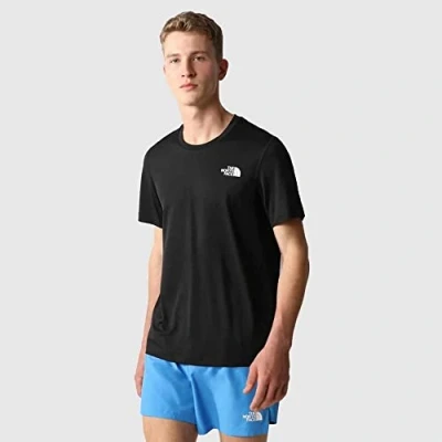 Image of The North Face Lightbright TEE Sports Tshirt, Men&#039;s, Size: Small, Black