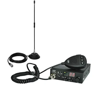 Image of PNI Package CB Radio Devices Escort HP 8024 ASQ + Antenna Extra 40 with Magnet