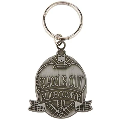 Image of Rock Off Alice Cooper Enamel Keychain Logo