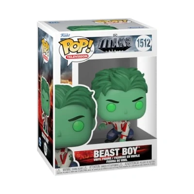 Image of Funko POP! TV: Titans Beast Boy DC Collectable Vinyl Figure Gift Idea Official Merchandise Toys for Kids &amp; Adults TV Fans Model Collectors and Display