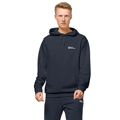 Image of Jack Wolfskin Men&#039;s Essential Hoodie Night Blue, L
