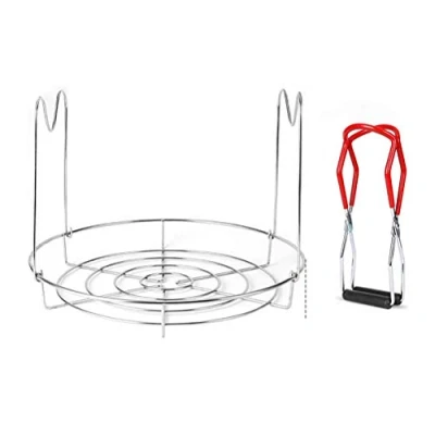 Image of Tianbi Jam Jars Lifter Tools Preserving Rack Stainless Steel Jar and Tongs for Normal Wide Mouth
