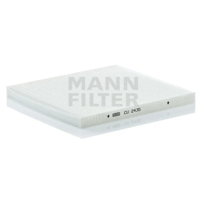 Image of 7700428820 Pollen Filter MANN CU 2435 Particulate 235mm 223mm 17,5mm RENAULT: MEGANE 2, SCENIC 2 Kombi