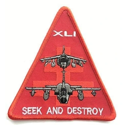 Image of 41 Squadron XLI Harrier &amp; Tornado RAF Royal Air Force Crest Embroidered Patch