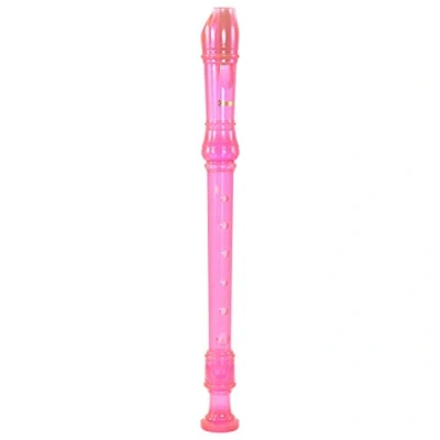 Image of Recorder Workshop 301TPK Descant Recorder, Transparent Pink