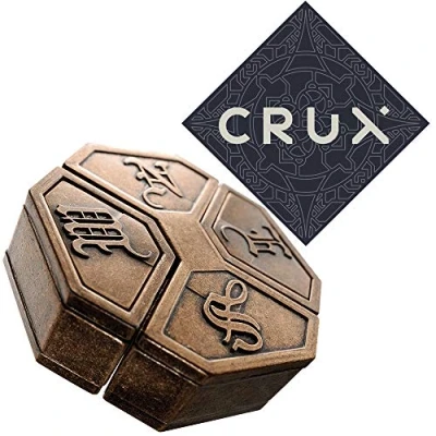 Image of Hanayama Cast News Puzzle Level 6 of Grandmaster Difficulty Includes Crux Sticker