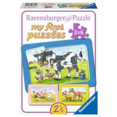 Image of Ravensburger 06571 4 &quot;Animal Friends Puzzle