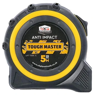 Image of Tough Master 5m/16ft Metric/Imperial Tape Measure 25mm Wide 5 33 886
