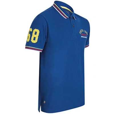 Image of Tokyo Laundry Men&#039;s Parkersburg Cotton Pique Polo Shirt Sodalite Blue S