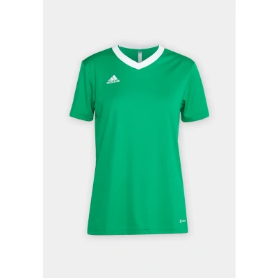 Image of adidas Performance Entrada Sports Tshirt, Women&#039;s, Size: XL, Team green/white