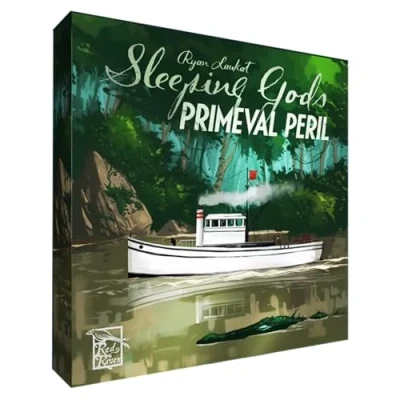 Image of Red Raven Sleeping Gods: Primeval Peril Board Game Ages 13+ 1 2 Players 120 Minutes Playing Time