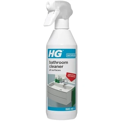 Image of HG Spray Cleaner for Showers and Washbasins Anti Limescale Toilet, Tiles, Shower Bathtub, 500 ml