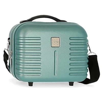 Image of Roll Road India Adaptable Beauty Case Green 29x21x15 cms ABS