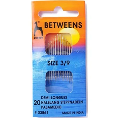 Image of Pony Gold Eye Sewing Needles: Crewels Size 3 9, Multi Colour