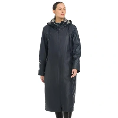 Image of LeMieux All Elements Womens Fleece Lined Waterproof Coat Navy Blue 8