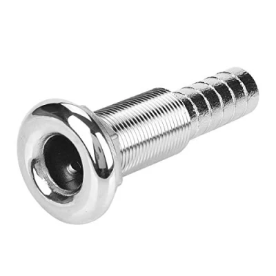 Image of Juroupi Stainless Steel Thru Hull Fitting Hose Barb Marine Barbed Drain