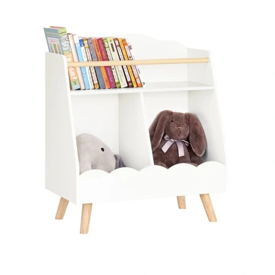Image of Sobuy Children Kids Bookcase Bookshelf Toy Shelf Storage Shelf,KMB100 K W