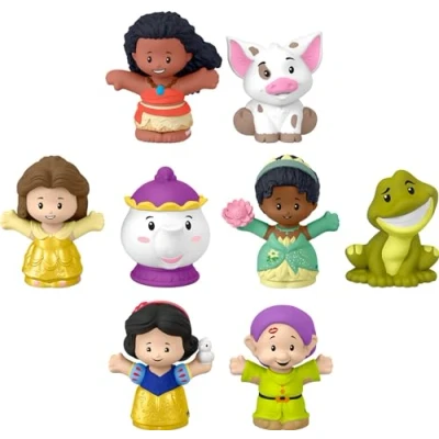 Image of Fisher Price Little People Toddler Toys Disney Princess Story Duos 8 Piece Figure Set for Pretend Play Kids Ages 18+ Months ​ (Amazon Exclusive)