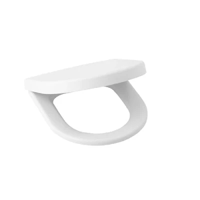 Image of Ramm Toilet Seat Compatible with Villeroy &amp; Boch Omnia Architectura 45 cm x 38 cm, Made of Antibacterial Duroplast, Lid Soft Close Mechanism