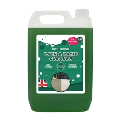 Image of Dunnet Tools 5L Spray And Leave Patio Cleaner with 750ml Bottle Concentrate Moss Killer For Paths Drives Pet Friendly Patios Decking Fence Driveways Roofs &amp; Block Paving