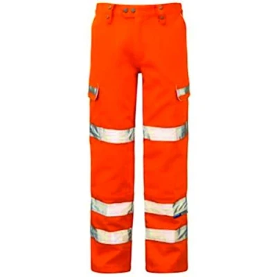 Image of Pulsarail GO/RT Teflon Coated Combat Trouser, High Vis Orange, 38&#039; TALL