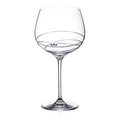 Image of DIAMANTE Swarovksi Gin Glass Copa &#039;Sheffield&#039; Single Hand Cut Design Crystal in Gift Packaging