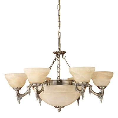 Image of EGLO Pendant Luminaire, Metal, E14, Brown