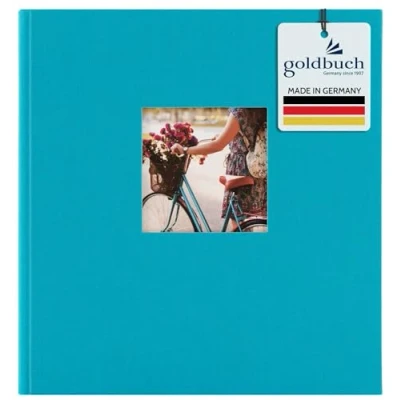 Image of Goldbuch Photo Album with Window Cut Out, Green, 30 x 31 cm