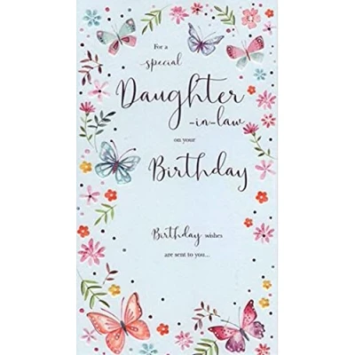 Image of Greetings Card (ICG1404) Birthday Daughter in Law