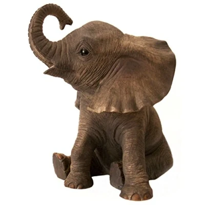 Image of Baby African Elephant Statue From Leonardo &#039;Out Of Africa&#039; Collection Realistic 13 Centimetre High Figurine No. 3 in the