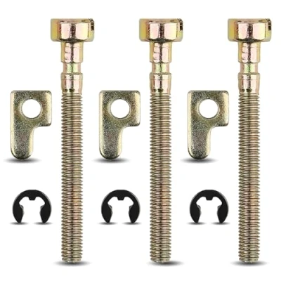 Image of Haishine 3Pcs/lot Bar Chain Adjuster Tensioner Screw Kit for Husqvarna 36 41 136 136LE 141 141LE 137 137E 142 142E 235 240 Chainsaw Parts