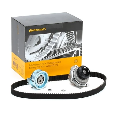 Image of CT908K1, CT908WP1 Water Pump + Timing Belt Kit CONTITECH 138 23mm AUDI: A3 Sportback, Hatchback, SEAT: Leon II Altea