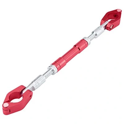 Image of Qiilu Aluminium Alloy Adjustable Motorcycle Handlebar (Red)