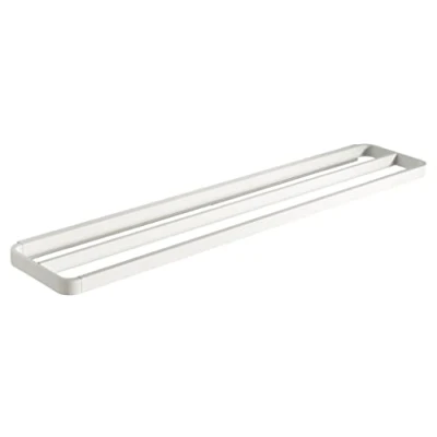Image of Zone Denmark Rim Double Towel Rail, 70 x 12.5 2.5 cm, White