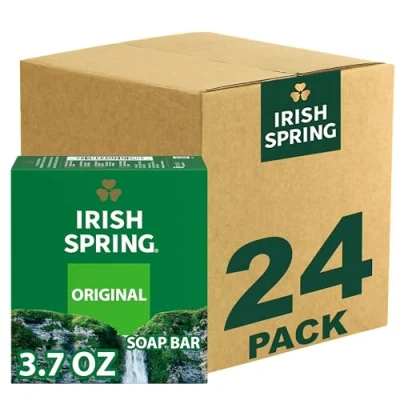 Image of Irish Spring Original Deodorant Bar Soap, 3.7 Ounce, 3 Count (8 pack)