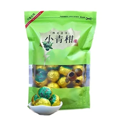 Image of cn herb 150g Xinhui Xiaoqing Mandarin Orange Peel Pu&#039;er Ripe Tea
